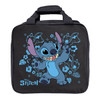 Disney Stitch one ball single ball bowling tote bag constructed of lightweight 600D fabric