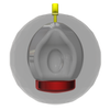 Storm Alpha Crux bowling ball internal view showing Catalyst AI core
