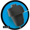 Core illustration of DV8 Unholy asymmetrical core used in Heckler Taunt bowling ball 13-12#