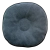 Hammer Pillow Shammy Pad black and grey pillow design with view of leather side