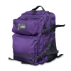 Side view of Hammer Tactical Backpack purple with large storage pockets