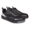 Top view of Hammer Vibe Black / Grey right‑hand wide shoe highlighting dial lacing knob and breathable mesh + TPU overlays