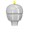 Closeup of Surge core illustration used inside the Storm Tropical Surge Gold Bronze Medallion bowling ball