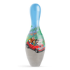 Close up of Disney Mickey and Friends In The Park bowling pin colorful character and park graphics