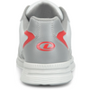 Back view of Dexter Ricky V wide width bowling shoes showing non-marking rubber outsole and horseshoe heel