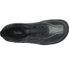 Dexter SST 6 Hybrid BOA Black Gunmetal right hand wide shoes showing wide toe box and athletic stitched upper