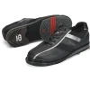 Dexter Mens SST 8 Pro Black Gunmetal bowling shoes with S8 and T2 plus soles and H5 and H2 heels