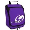 Genesis Sport Accessory Bag Purple front view with clip-on strap and carry handle