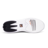 KR Strikeforce Pilot black shoe sole showing FlexSlide microfiber pad on left shoe