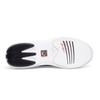 KR Strikeforce Pilot black shoe wide width sole showing FlexSlide microfiber pad on left shoe