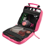 KR Strikeforce Diamond Accessory Bag LE Pink packed with bowling tape, grips and tools
