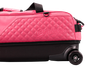 Wide pink skateboard-style wheels on the KR Diamond Slim Triple Roller