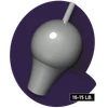 Brunswick Purple Rhino Pro Vintage Light Bulb symmetric core cutaway in 15 and 16 pounds