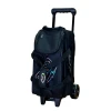 Storm Rolling Thunder Air 2 ball roller bowling bag in black, front view