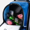 top accessory pocket on KR Strikeforce Drive Dually holding cleaner and bowling accessories