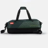 KR Strikeforce Diamond Slim Triple Tote in Hunter Green, opposite side view
