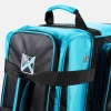 Front pocket with KR logo on black/Caribbean blue KR Strikeforce Konvoy Double Roller