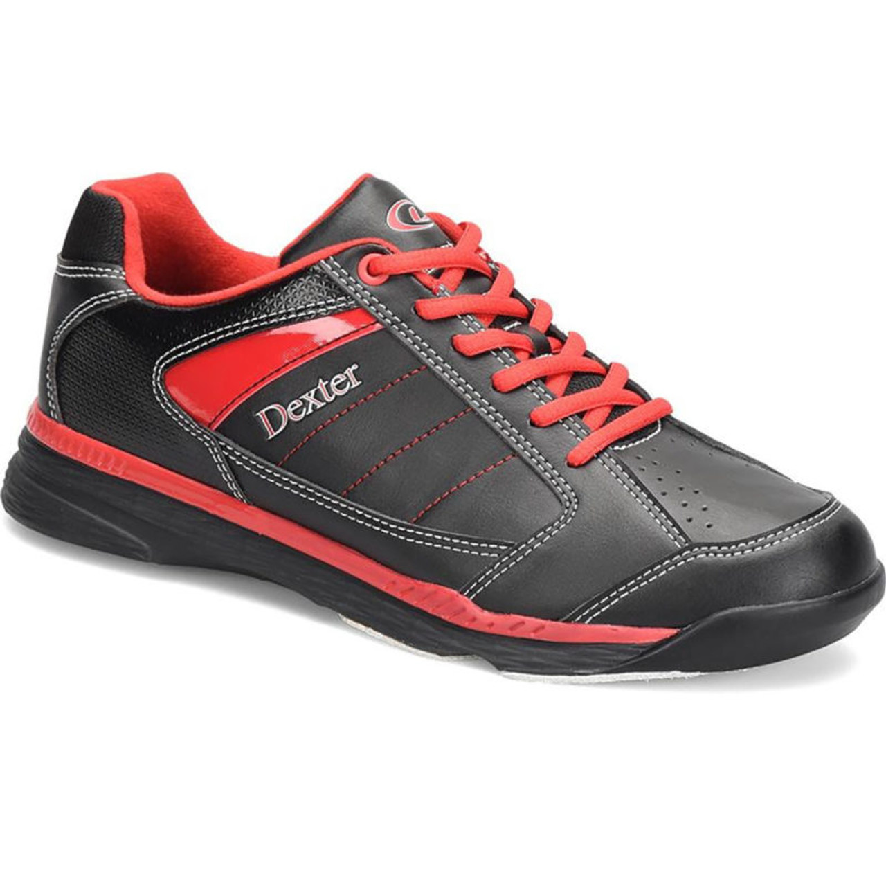 Dexter Ricky IV Mens Bowling Shoes Black/Red Wide Width FREE SHIPPING
