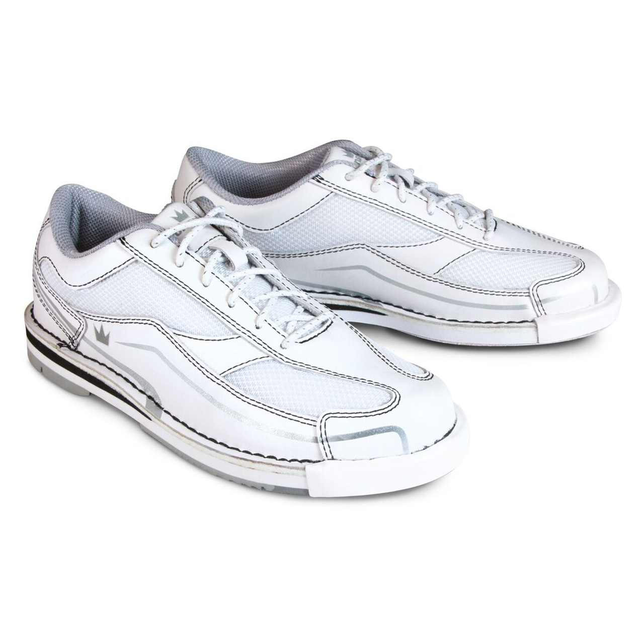 white bowling shoes