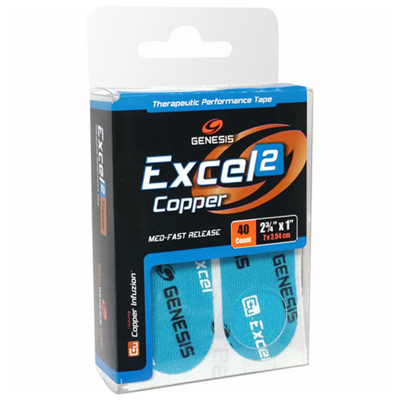Genesis Excel 2 Copper Performance Tape Blue