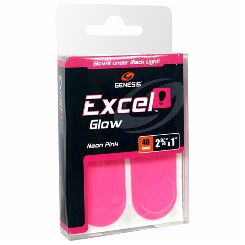 Genesis Excel Glow Neon Pink performance tape 40-pack in retail box