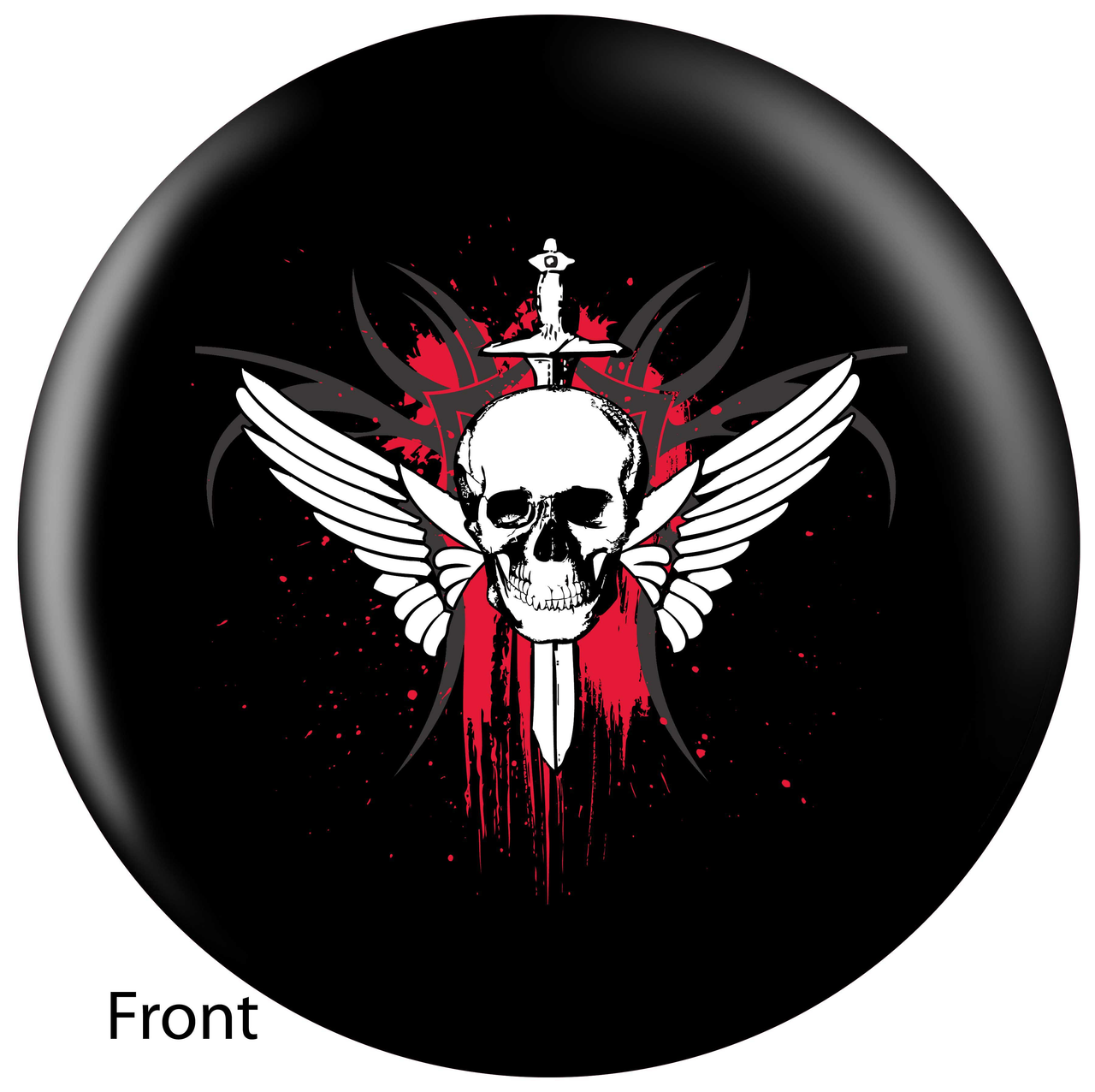 OTBB Winged Skull Bowling Ball