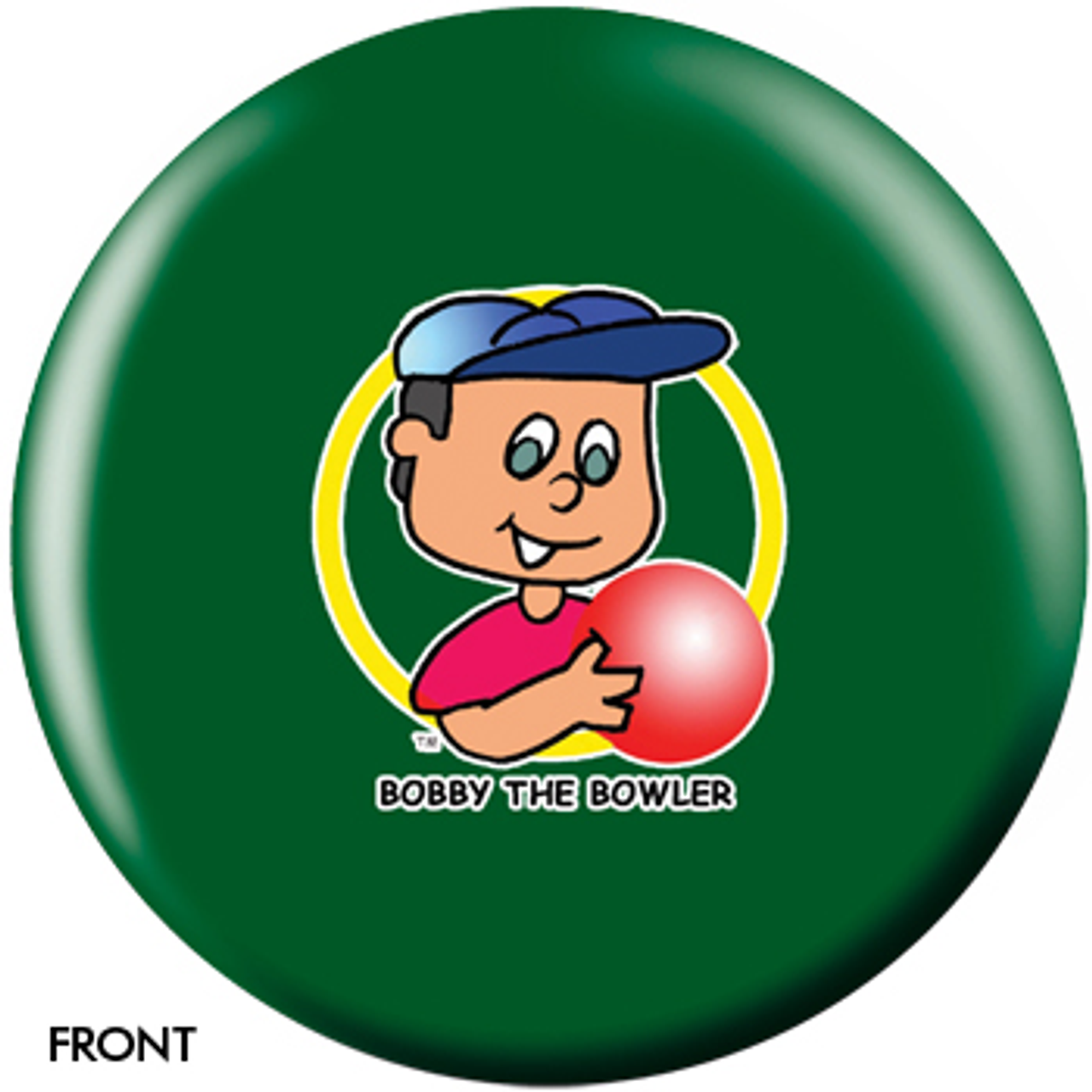 OTBB Bobby The Bowler Green Bowling Ball