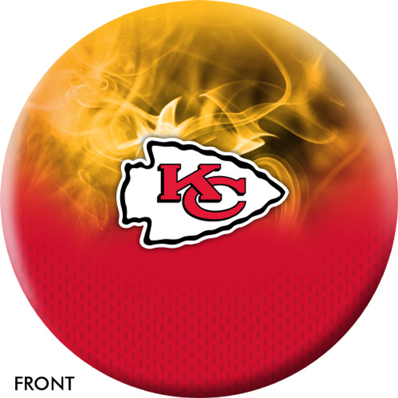 OTBB On Fire Kansas City Chiefs Bowling Ball