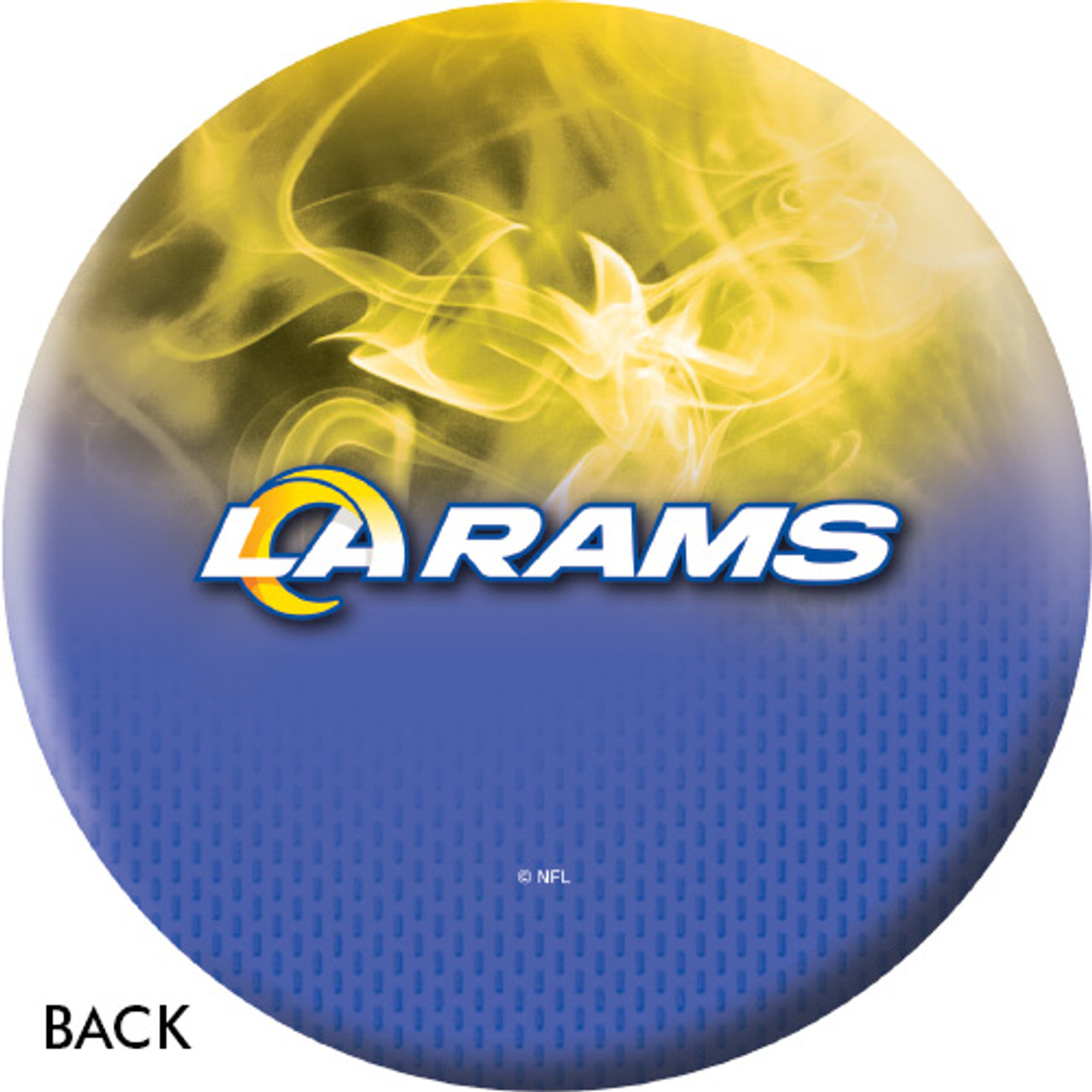 OTBB On Fire Los Angeles Rams Bowling Ball