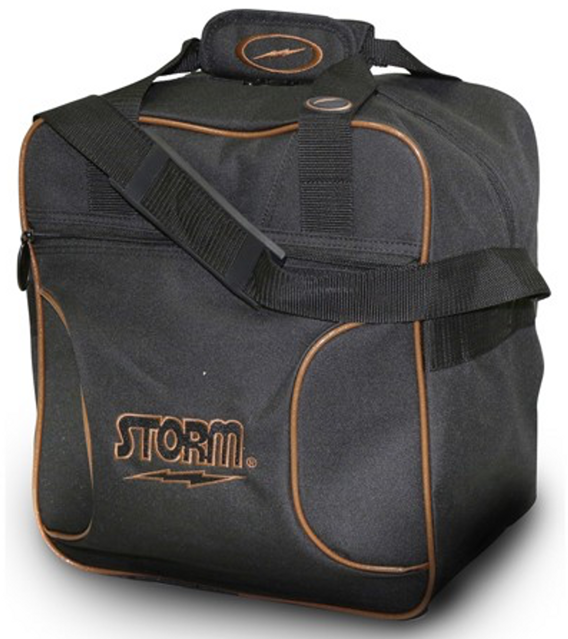 Storm Solo Tote 1-Ball Bowling Bag Black/Gold
