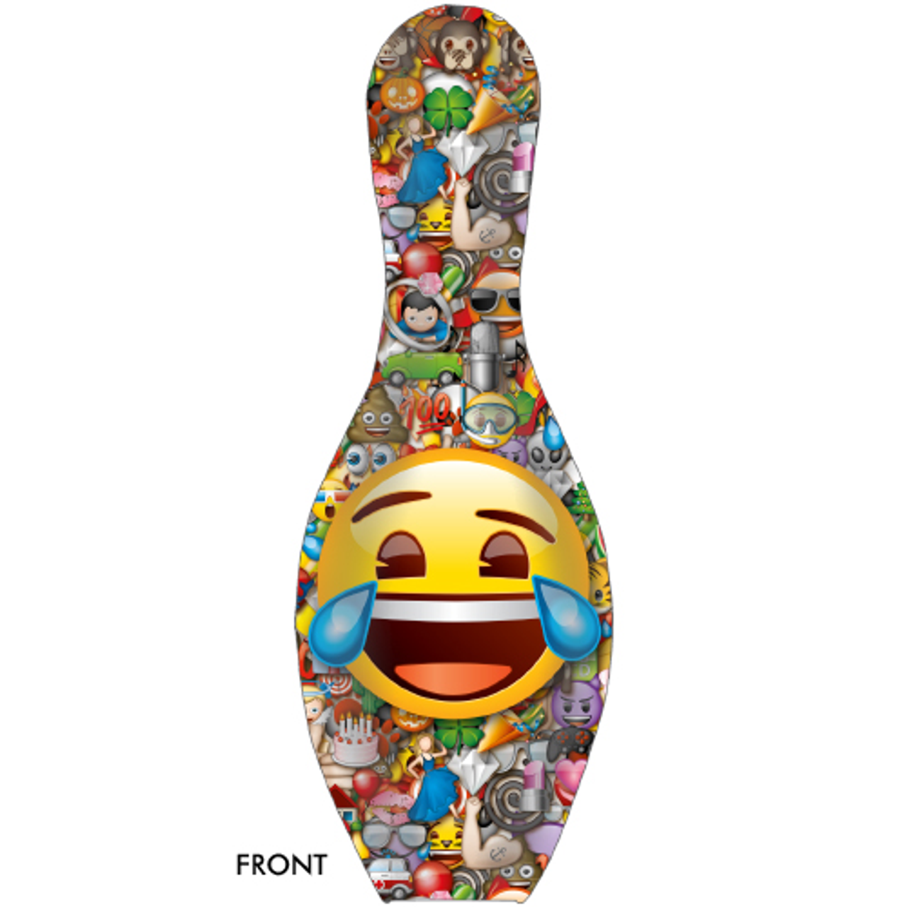 OTBB Emoji Laugh-Cry Bowling Pin