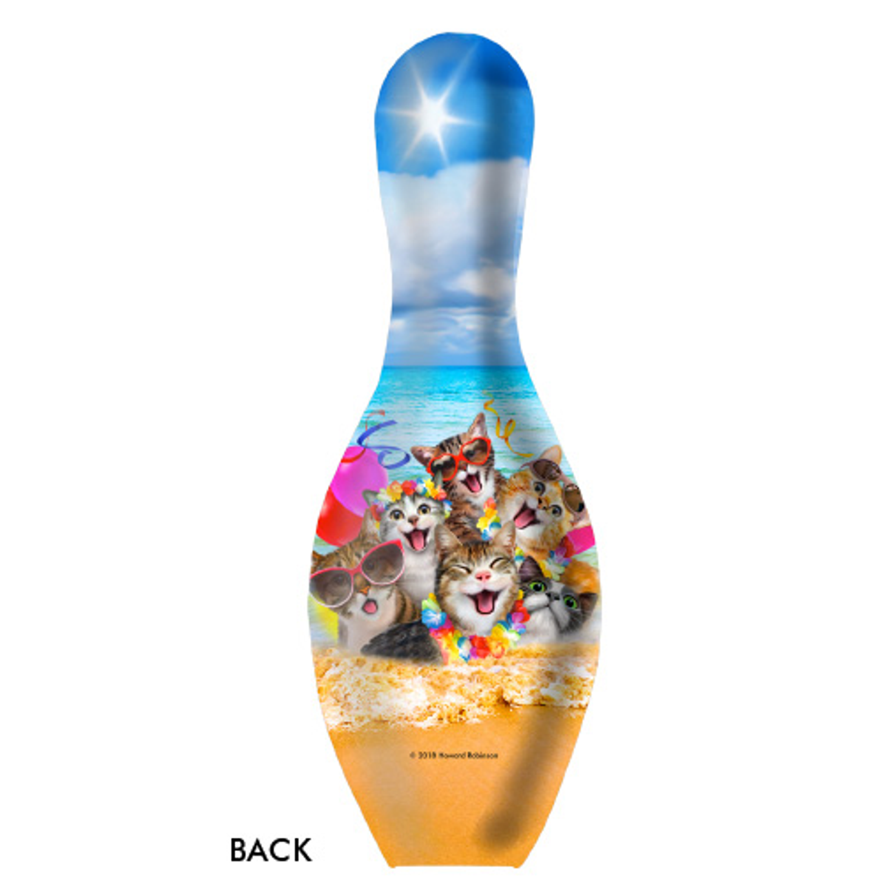 OTBB Cats Selfie Bowling Pin