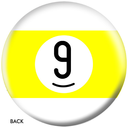 OTBB 9 Ball Yellow Stripe Bowling Ball - FREE SHIPPING