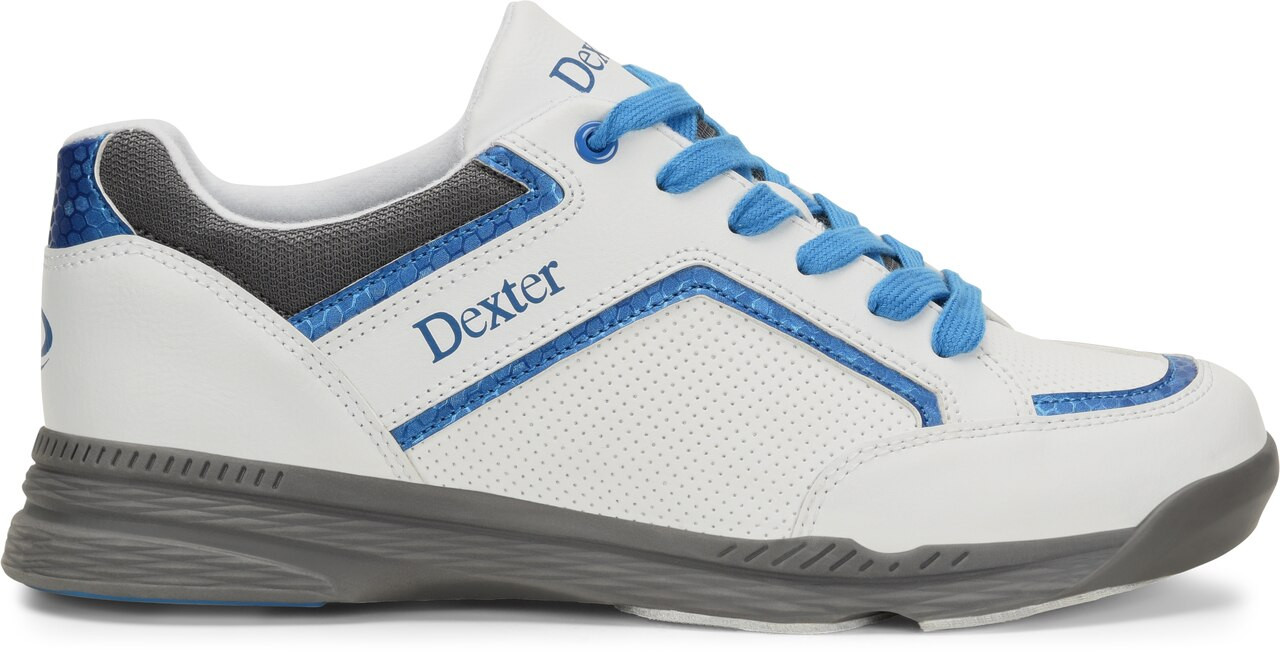 Dexter Bud Mens Bowling Shoes White/Blue Dexter Bud Mens Bowling Shoes White/Blue