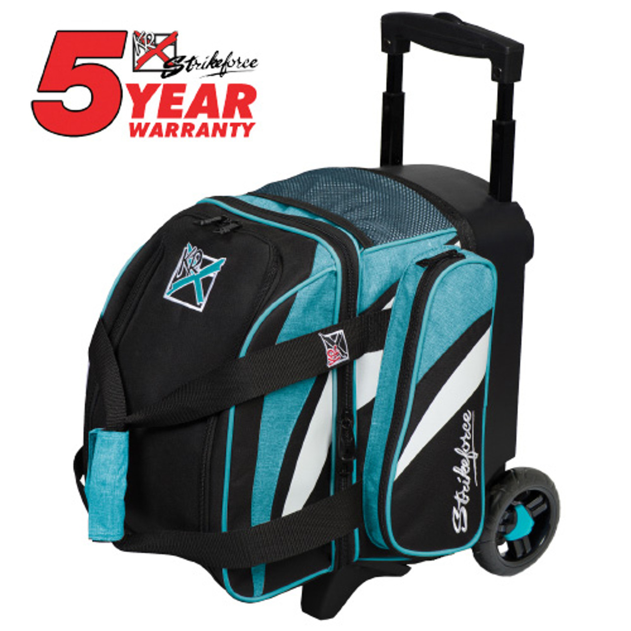 KR Strikeforce Cruiser 1 Ball Roller Bag Teal/Black