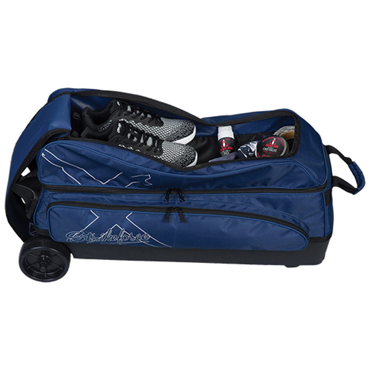 KR Strikeforce Hybrid X 3 Ball Roller Bag Navy