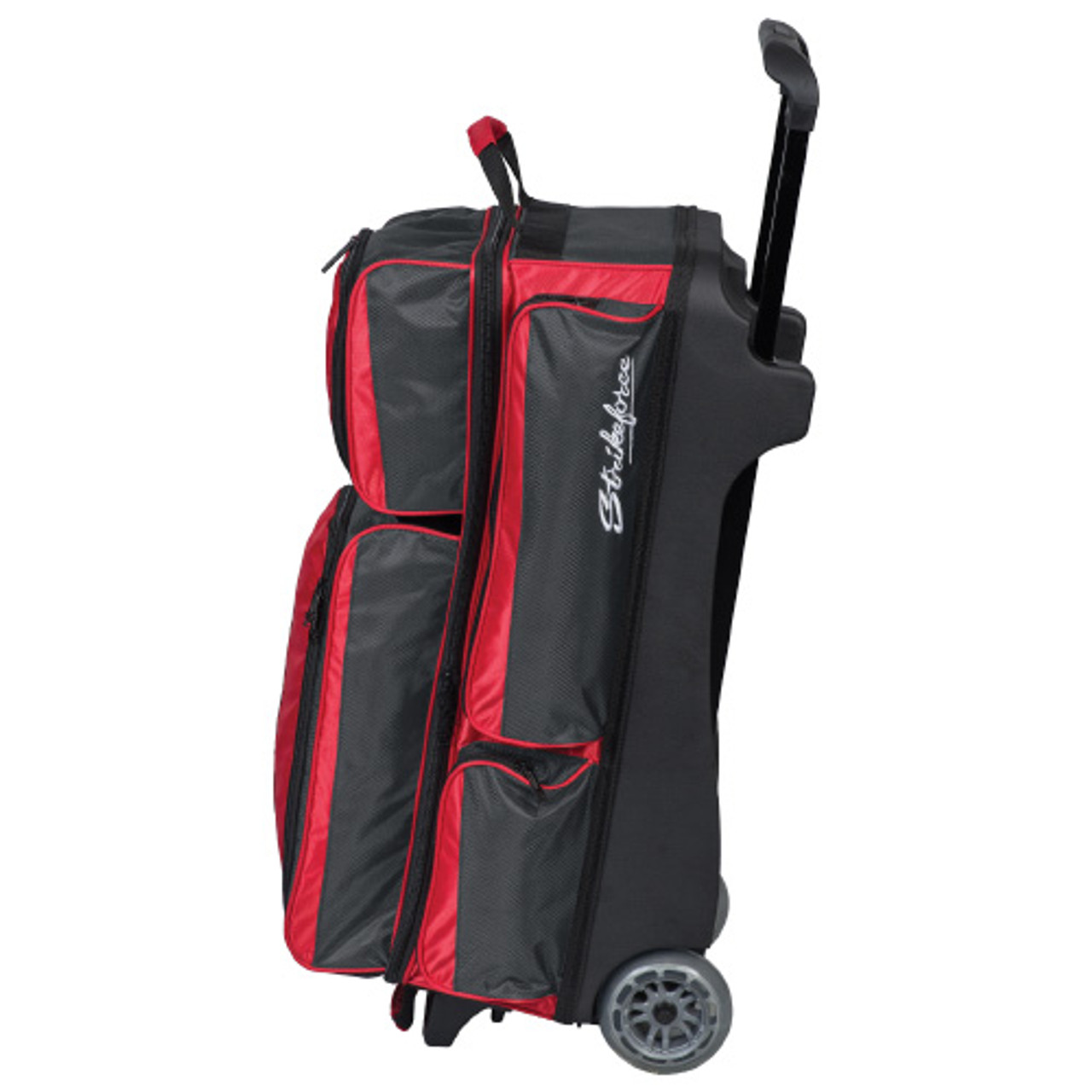 KR Strikeforce Konvoy 3 Ball Roller Bag Red/Smoke