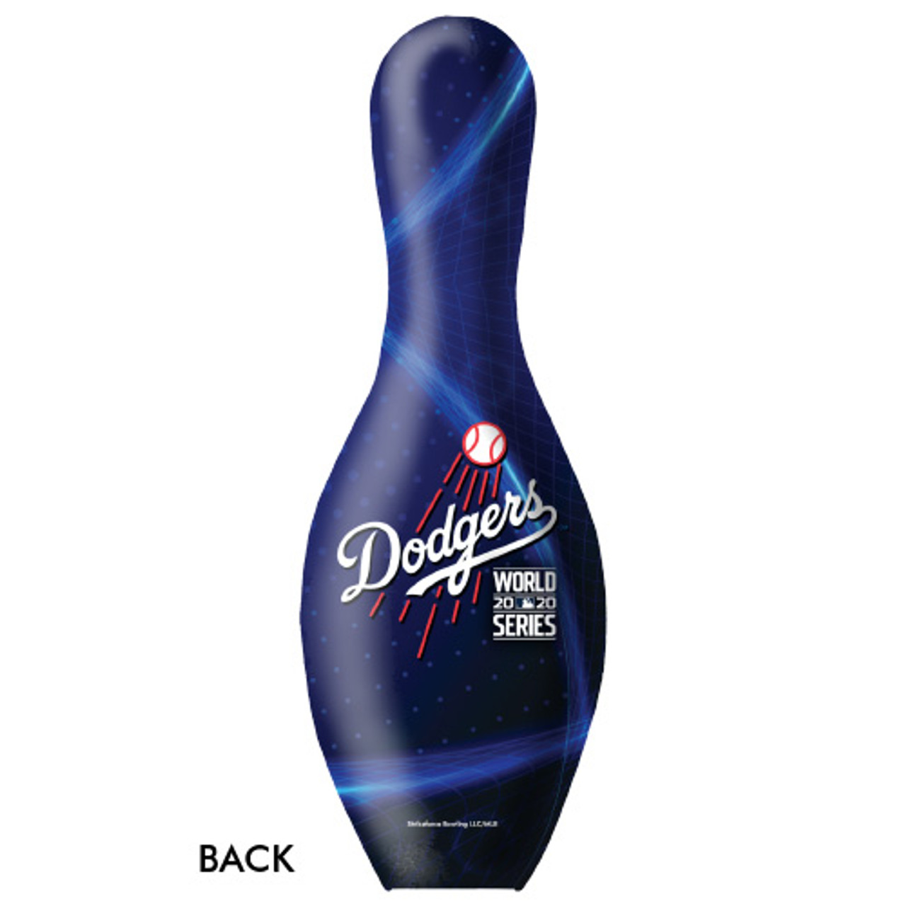 OTBB 2020 World Series Champion Los Angeles Dodgers Bowling Pin Blue