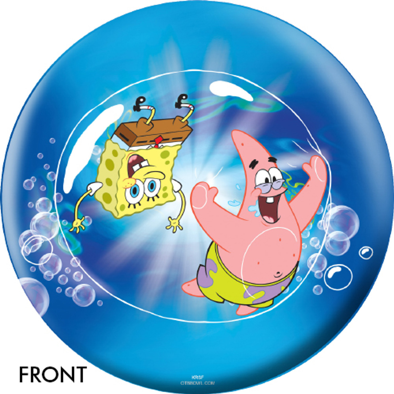 OTBB Spongebob & Patrick In A Bubble Bowling Ball