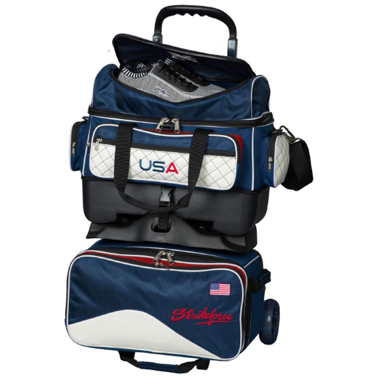 KR Strikeforce Royal Flush 4 Ball Roller Bag USA