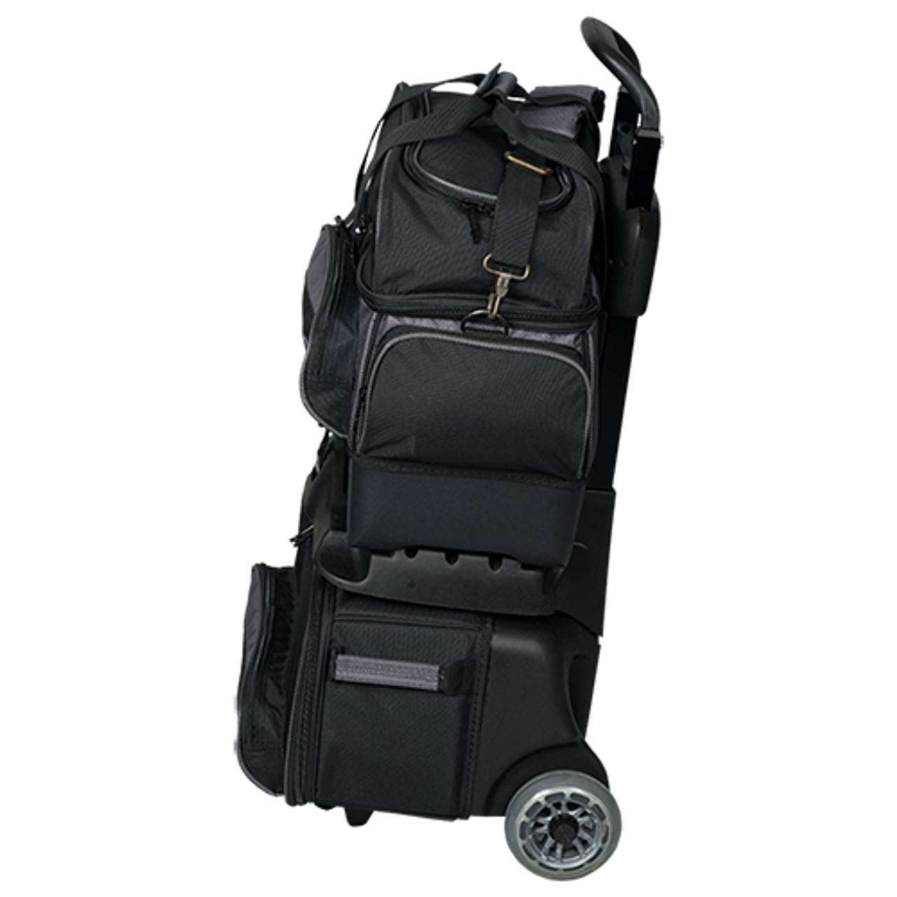 KR Strikeforce Konvoy 4 Ball Roller Bag Black/Carbon