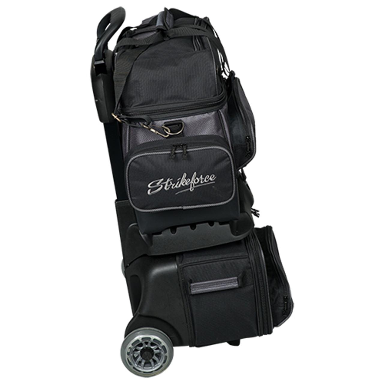 KR Strikeforce Konvoy 4 Ball Roller Bag Black/Carbon