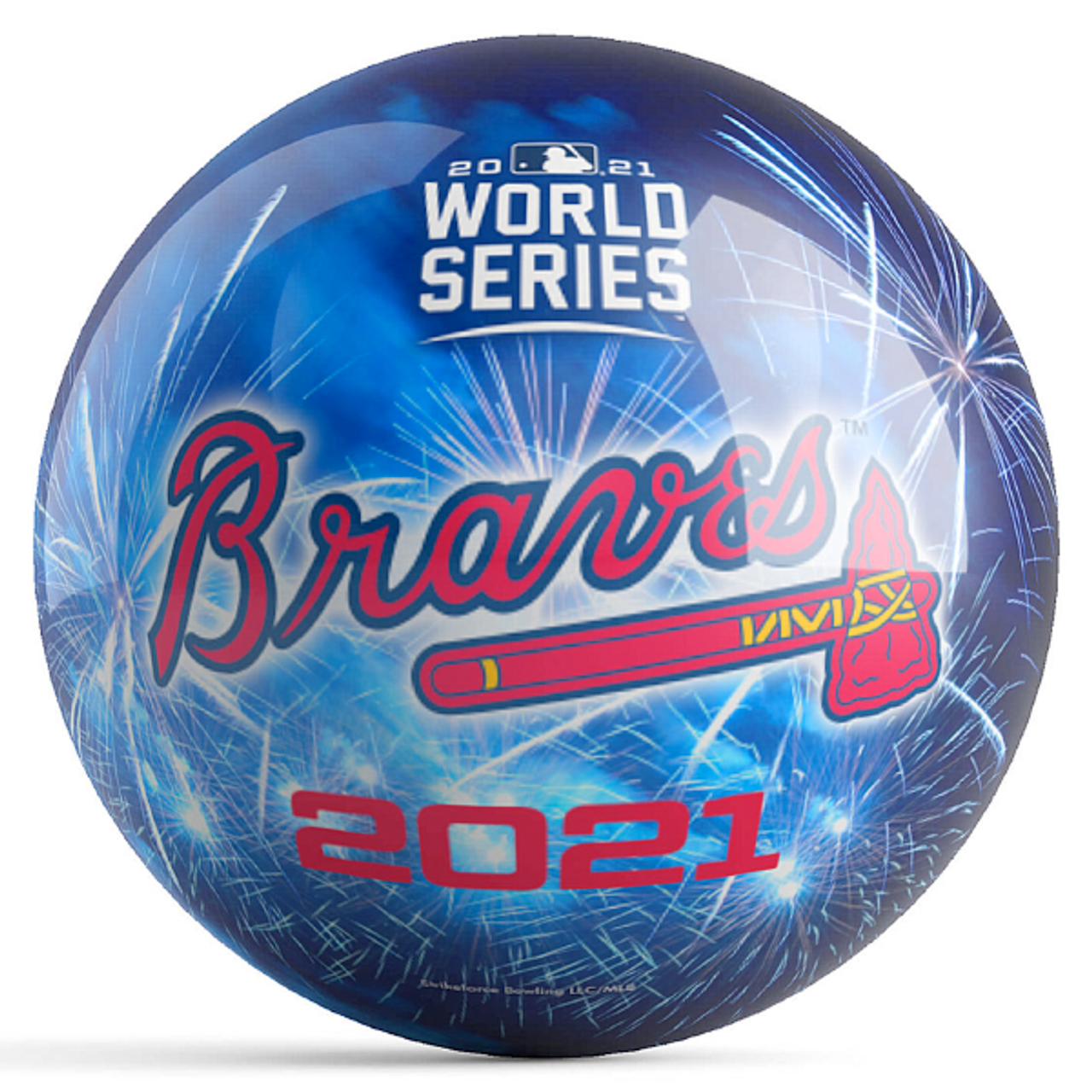 OTBB Atlanta Braves 2021 World Series Champion Bowling Ball