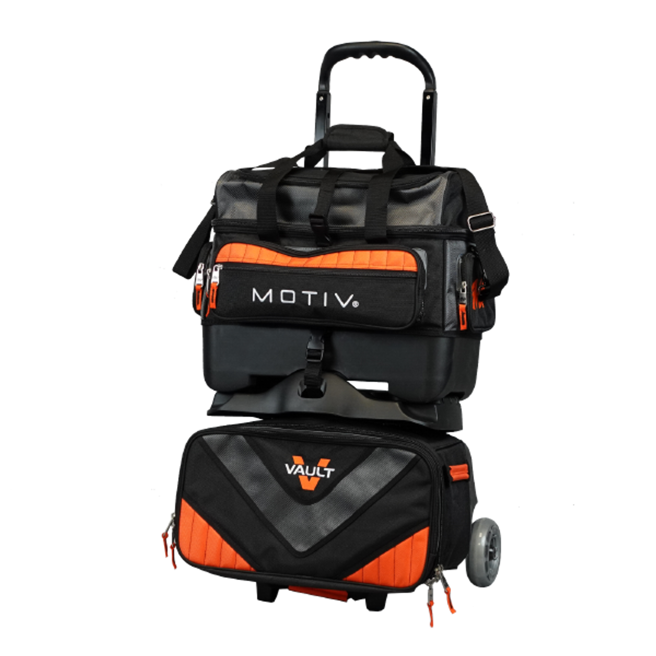 Motiv Vault 4-Ball Roller Black/Orange