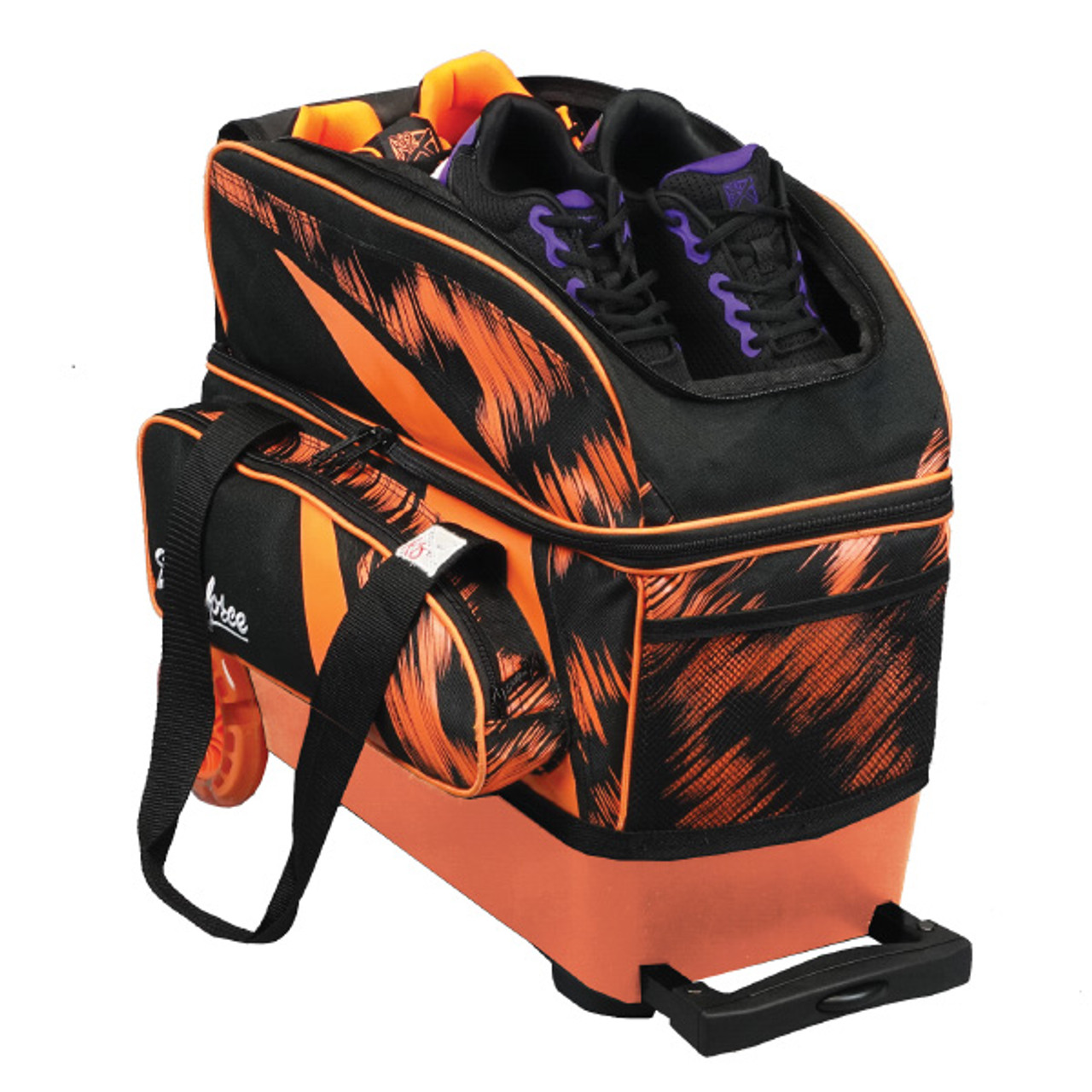 KR Strikeforce Cruiser Scratch 2 Ball Roller Bag Orange