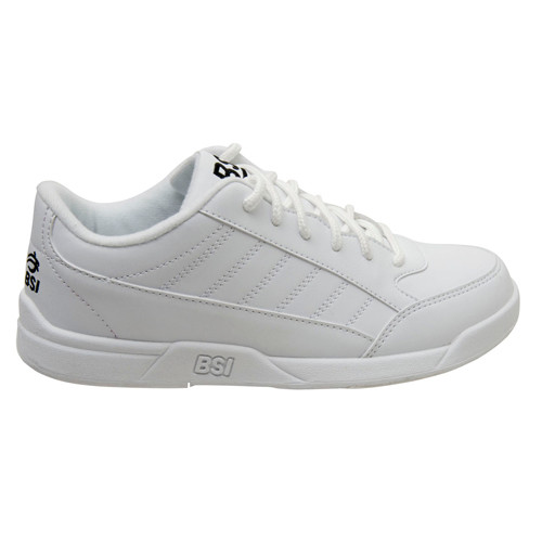 BSI Boys Basic Bowling Shoes White/Black - GebhardtsBowling.com