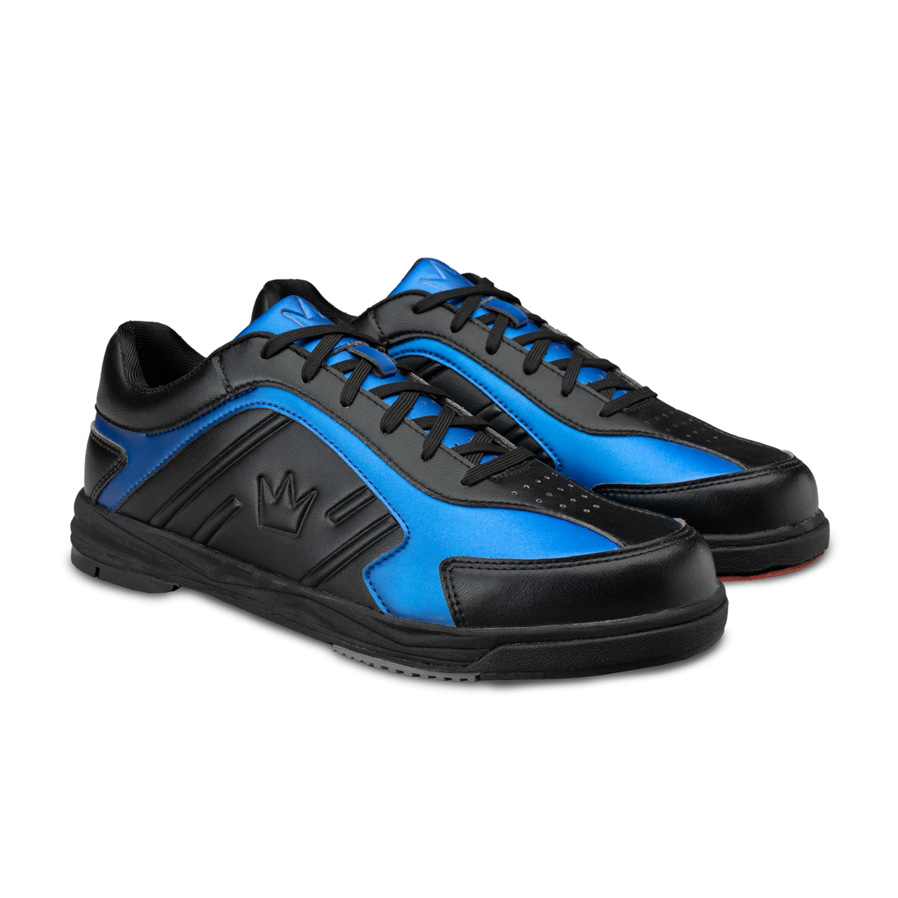 Brunswick Siege Mens Bowling Shoes Black/Royal Right Hand