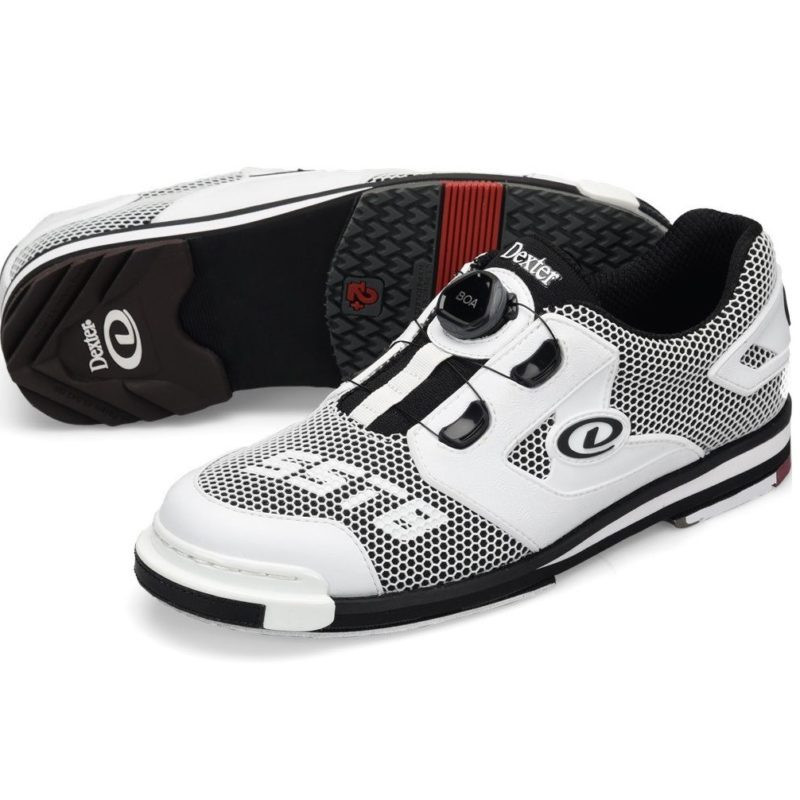 Dexter SST 8 Power-Frame Boa White/Black Mens Bowling Shoes Wide