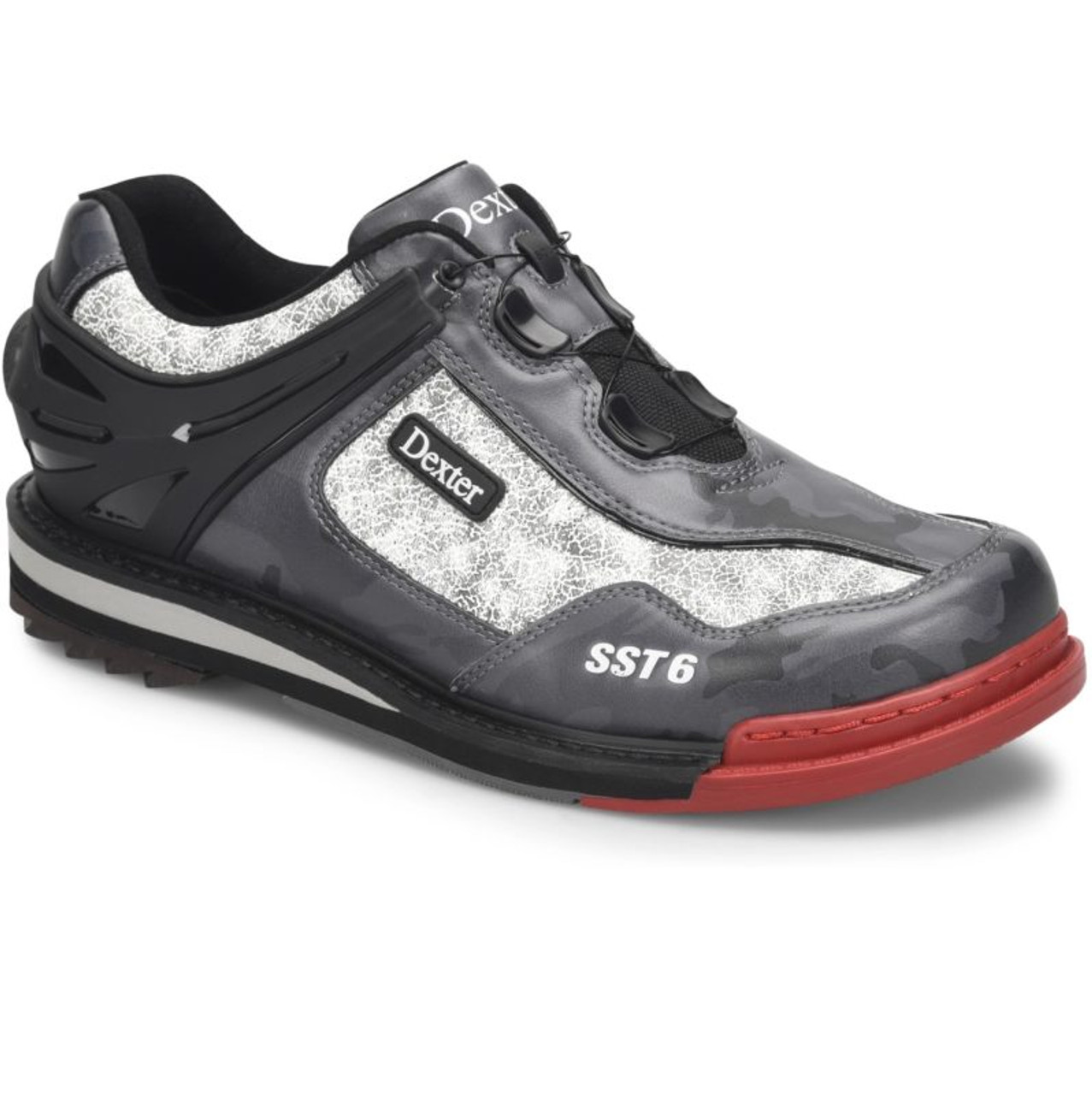 Dexter SST 6 Hybrid Boa Mens Bowling Shoes Grey Camo/Multi Right Hand