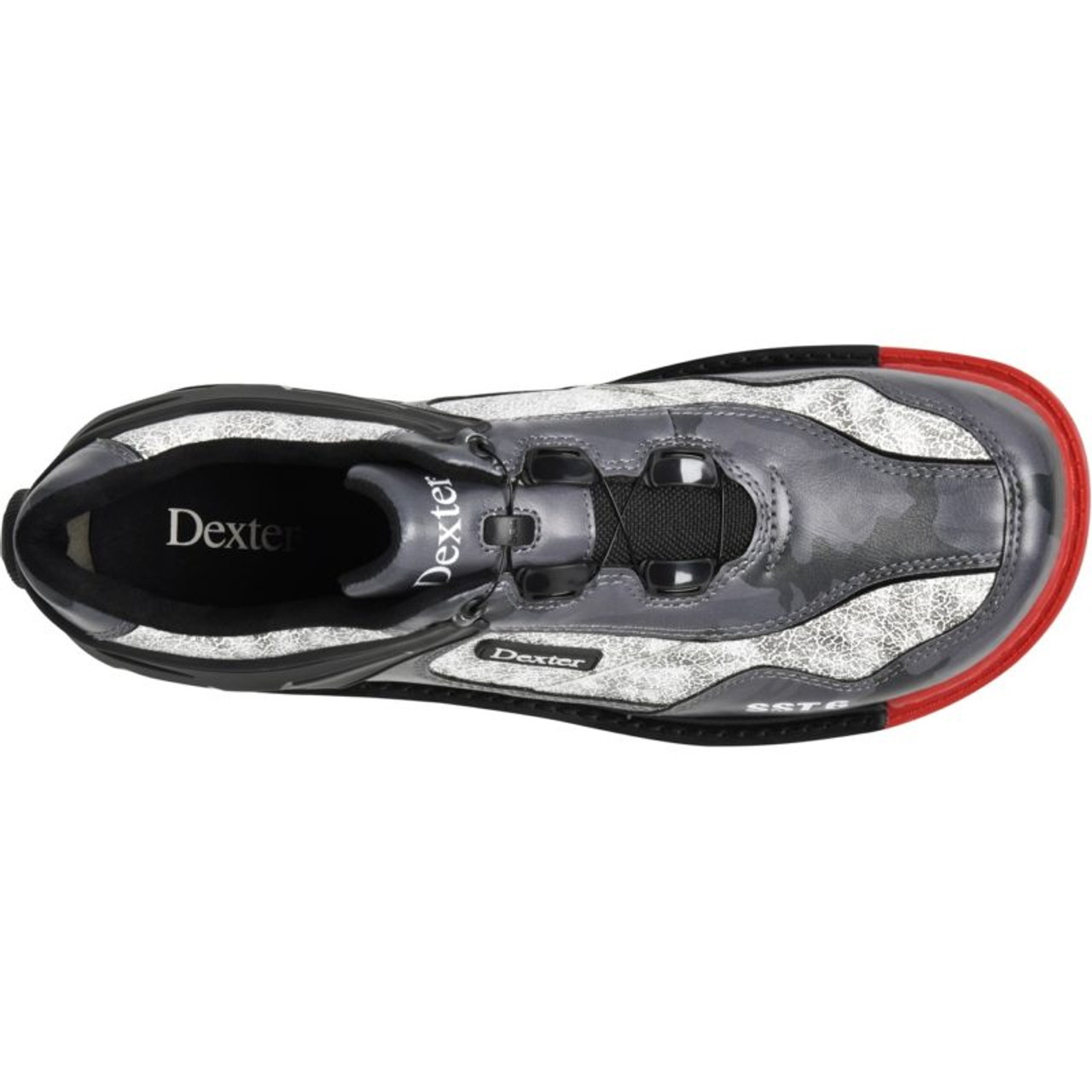 Dexter SST 6 Hybrid Boa Mens Bowling Shoes Grey Camo/Multi Right